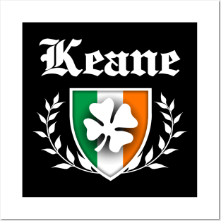 Keane Shamrock Crest Posters and Art